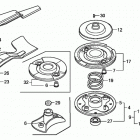 HRC216K3 PDA LAWN MOWER, USA, VIN# MAJA-1100001 Rotary Blade
