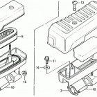 HR21 SXA LAWN MOWER, JPN, VIN# HR21-1000001 TO HR21-1051093 Воздухозаборник