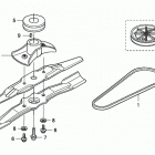 HRR216K5 PDAA LAWN MOWER, USA, VIN# MZCG-7800001 Rotary Blade (pdaa,pdca,vkaa,vkca)