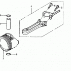 HRR216K2 SDAA LAWN MOWER, USA, VIN# MZCG-6700001 TO MZCG-6799999 Piston + Crankshaft
