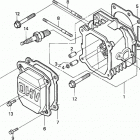 HRC215 PXA LAWN MOWER, USA, VIN# MZAU-6000001 TO MZAU-6099999 Головка цилиндра