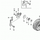 HR215K1 HMA LAWN MOWER, USA, VIN# MZAM-6200001 Заднее колесо