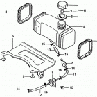 HR21 SXA LAWN MOWER, JPN, VIN# HR21-1000001 TO HR21-1051093 Fuel Tank + Fuel Valve