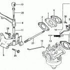 HR21 SXA LAWN MOWER, JPN, VIN# HR21-1000001 TO HR21-1051093 Control Lever + Governor
