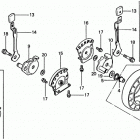 HR21K1 PXA LAWN MOWER, JPN, VIN# HR21K1-1100004 TO HR21K1-1127597 Rear Wheel (p Type) + Rear Adj. Panel (p Type)