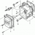 HRB215K4 SXA LAWN MOWER, USA, VIN# MZBA-6400001 TO MZBA-6424321 Головка цилиндра