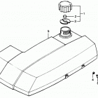 HRS21 SVA LAWN MOWER, USA, VIN# VA2-6000001 Топливный бак