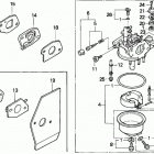 HRC215 PXA LAWN MOWER, USA, VIN# MZAU-6000001 TO MZAU-6099999 Carburetor (hra-hrc215, Hrc216-k1)