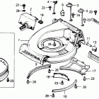 HR214 SXA#2 LAWN MOWER, USA, VIN# HR214-6235981 Hr214 Cutter Housing