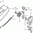 HR21K1 PXA LAWN MOWER, JPN, VIN# HR21K1-1100004 TO HR21K1-1127597 Throttle Lever (p Type) + Throttle Cable (p Type)