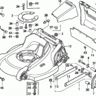 HRB215K3 SXA LAWN MOWER, USA, VIN# MZBA-6300001 TO MZBA-6363599 Cutter Housing