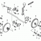 HRR216K4 VXA LAWN MOWER, USA, VIN# MZCG-7700001 TO MZCG-7799999 Заднее колесо 2