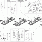 MX Z TNT 600 Задний амортизатор