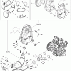 Skandic WT 600HO E-TEC Глушитель