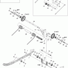 MX Z X-RS 800R ETEC Задний рычаг