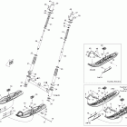 Tundra LT 600ACE Передняя подвеска и лыжи