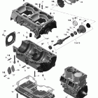 MX Z X-RS 800R ETEC Картер и водяной насос
