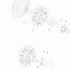 Skandic SWT V800 YetiII Ведомый шкив