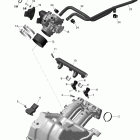 MX Z TNT 600ACE Коллектор воздухозаборника и корпус дросселя
