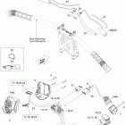 Skandic WT 600HO E-TEC Жгут проводов - рулевая