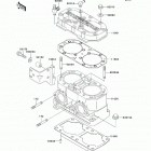 800 SX-R (JS800-ABF) Цилиндр и головка цилиндров