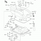 800 SX-R (JS800-ABF) Engine hood