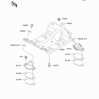800 SX-R (JS800-ABF) Крепление двигателя