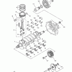 WAVERUNNER FZR GX1800K Коленчатый вал & Поршень