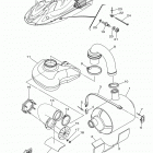 VX CRUISER_VX1100BK VX DELUXE VX1100BK/VX1100AK Выхлопная система 4
