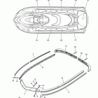 WAVE RUNNER VX CRUISER-VX1100BK VX DELUXE VX1100BK/VX1100AK Фальшборт и маты