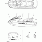 (WAVERUNNER FX HO) FY1800K Наклейки