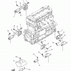 FX SUPER HIGH OUTPUT FX1800K Крепление двигателя