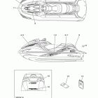 WAVERUNNER FZR GX1800K Наклейки
