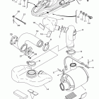 WAVERUNNER FZR GX1800K Выхлопная система 3