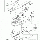 VX CRUISER_VX1100BK VX DELUXE VX1100BK/VX1100AK Выхлопная система 2