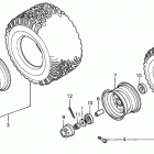 HT3810 SA LAWN TRACTOR, JPN, VIN# HT3810-5000034 TO HT3810-5099999 Wheel + Tire