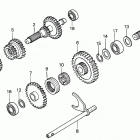RT5000 A MULTI-PURPOSE TRACTOR, JPN, VIN# FA2A-5000033 Lower Countershaft (1)