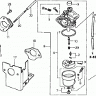 HT3810 SA LAWN TRACTOR, JPN, VIN# HT3810-5000034 TO HT3810-5099999 Carburetor (ht3810-k1-k2)