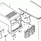 HT3810 SA LAWN TRACTOR, JPN, VIN# HT3810-5000034 TO HT3810-5099999 Hood + Front Grille