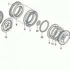 H4013 SA-A LAWN TRACTOR, JPN, VIN# MZAR-1000001 TO MZAR-1999999 Clutch (h4013)