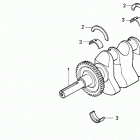 H4514H HSAC-B LAWN TRACTOR, JPN, VIN# MZAS-4100001 TO MZAS-4199999 Crankshaft (h4514h)