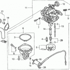 HA4120 H48A LAWN TRACTOR, USA, VIN# MZCJ-6000001 Карбюратор