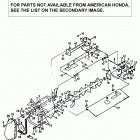 TL752A A LAWN TRACTOR, USA Tl752a - Base Frame