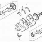 H5518 NAC2-B MULTI-PURPOSE TRACTOR, JPN, VIN# TZAC-3600001 Коленвал
