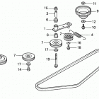 H4013 SA-A LAWN TRACTOR, JPN, VIN# MZAR-1000001 TO MZAR-1999999 Drive Pulley (h4013)