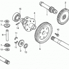 H4514H HSAC-B LAWN TRACTOR, JPN, VIN# MZAS-4100001 TO MZAS-4199999 Differential Gear (h4514h, H4518h)