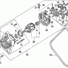 H6522 A4H COMPACT TRACTOR, JPN, VIN# TZAD-1000001 TO TZAD-1001869 Генератор