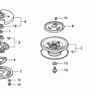 H4013 SA-A LAWN TRACTOR, JPN, VIN# MZAR-1000001 TO MZAR-1999999 P.t.o. Clutch (h4013)