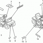 HA4120 H48A LAWN TRACTOR, USA, VIN# MZCJ-6000001 Labels (frame)