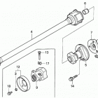H4514H HSAC-B LAWN TRACTOR, JPN, VIN# MZAS-4100001 TO MZAS-4199999 Propeller Shaft (h4514h, H4518h)